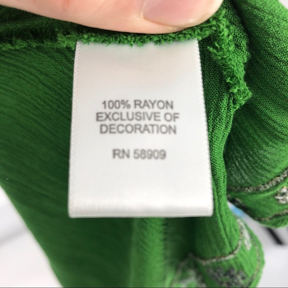 Chelsea & Violet Small Green Boho Chic Dress - Picture 7 of 8